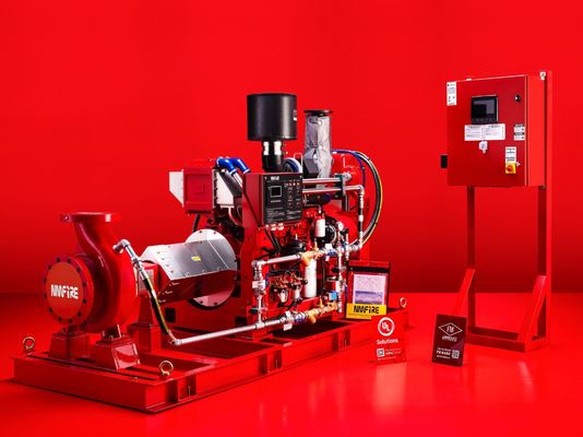 Electric Motor UL End Suction Fire Pump with 500GPM Flow and Electric or Diesel Power Source