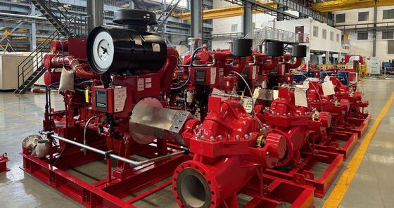 SCF250-200-600 ডিজেল ইঞ্জিন চালিত স্প্লিট কেস ফায়ার পাম্প 4500 GPM UL/FM সার্টিফাইড