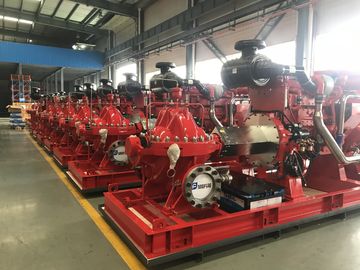 1000 GPM 175PSI ফায়ার ডিজেল ইঞ্জিন মোটর / ফায়ার পাম্প এবং জকি পাম্প বৈদ্যুতিক ডিজেল জকি ফায়ার দমন পাম্প