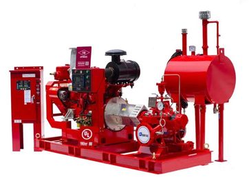 মাল্টিস্টেজ 1000GPM @ 130PSI ডিজেল ইঞ্জিন ড্রাইভ ফায়ার পাম্প