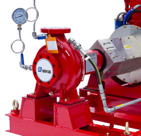 NFPA20 Standard End Suction Fire Pump 250GPM@100PSI Ductile Cast Iron Casing