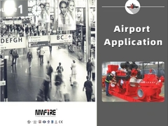 NMFIRE 6000gpm UL/FM ডিজেল চালিত বিমান বন্দরের জন্য অগ্নি পাম্প