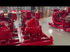 500gpm@325psi ডাবল স্টেজ ডিজেল ইঞ্জিন ফায়ার পাম্প সেট